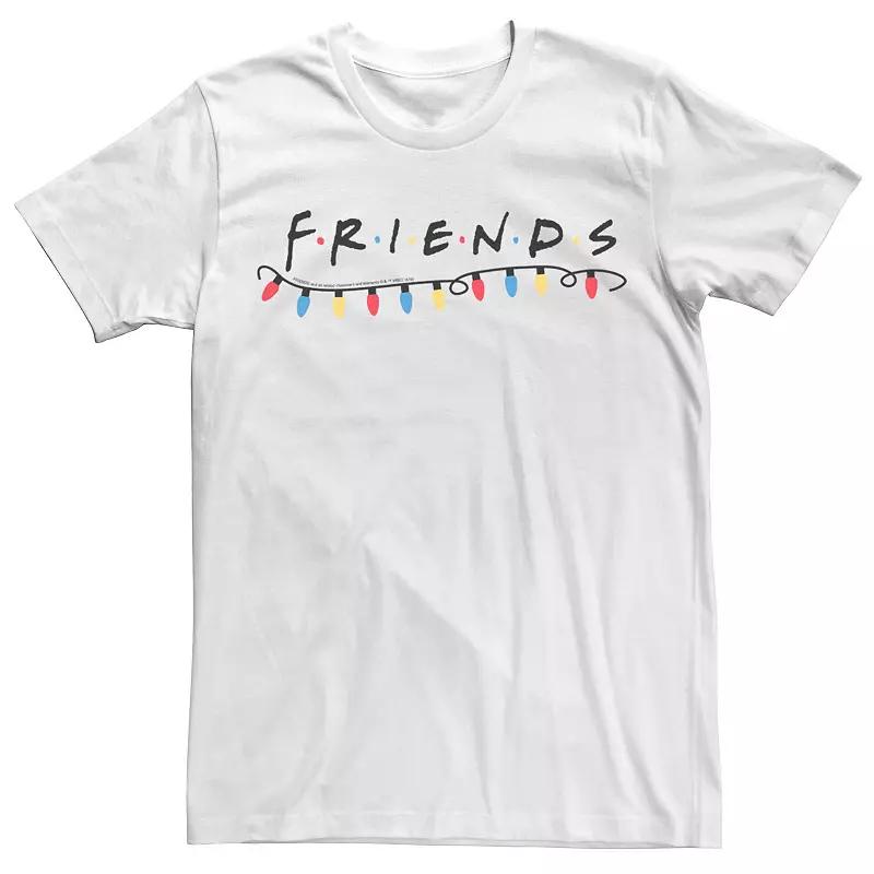 Men's Friends Christmas Lights Underline Logo Tee,  Product Image