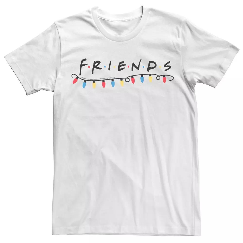 Men's Friends Christmas Lights Underline Logo Tee,  Product Image