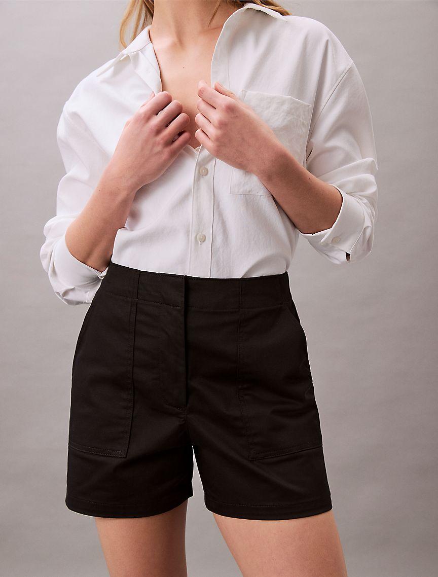 Cotton Sateen Short Product Image