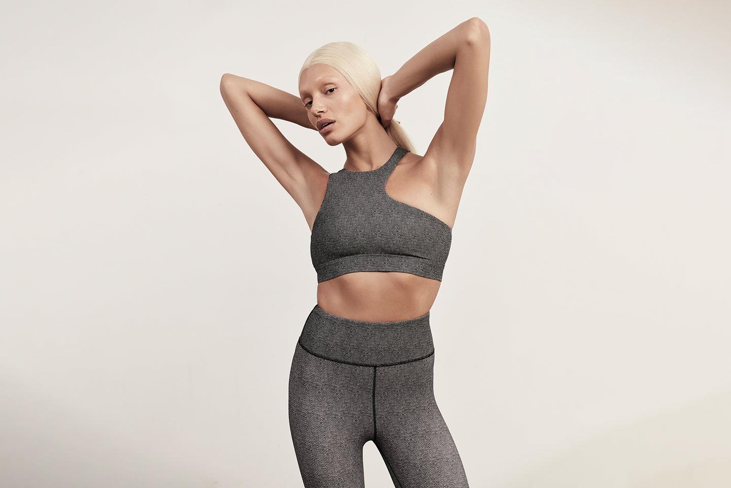 Asymmetric Racer Sports Bra 382 Product Image