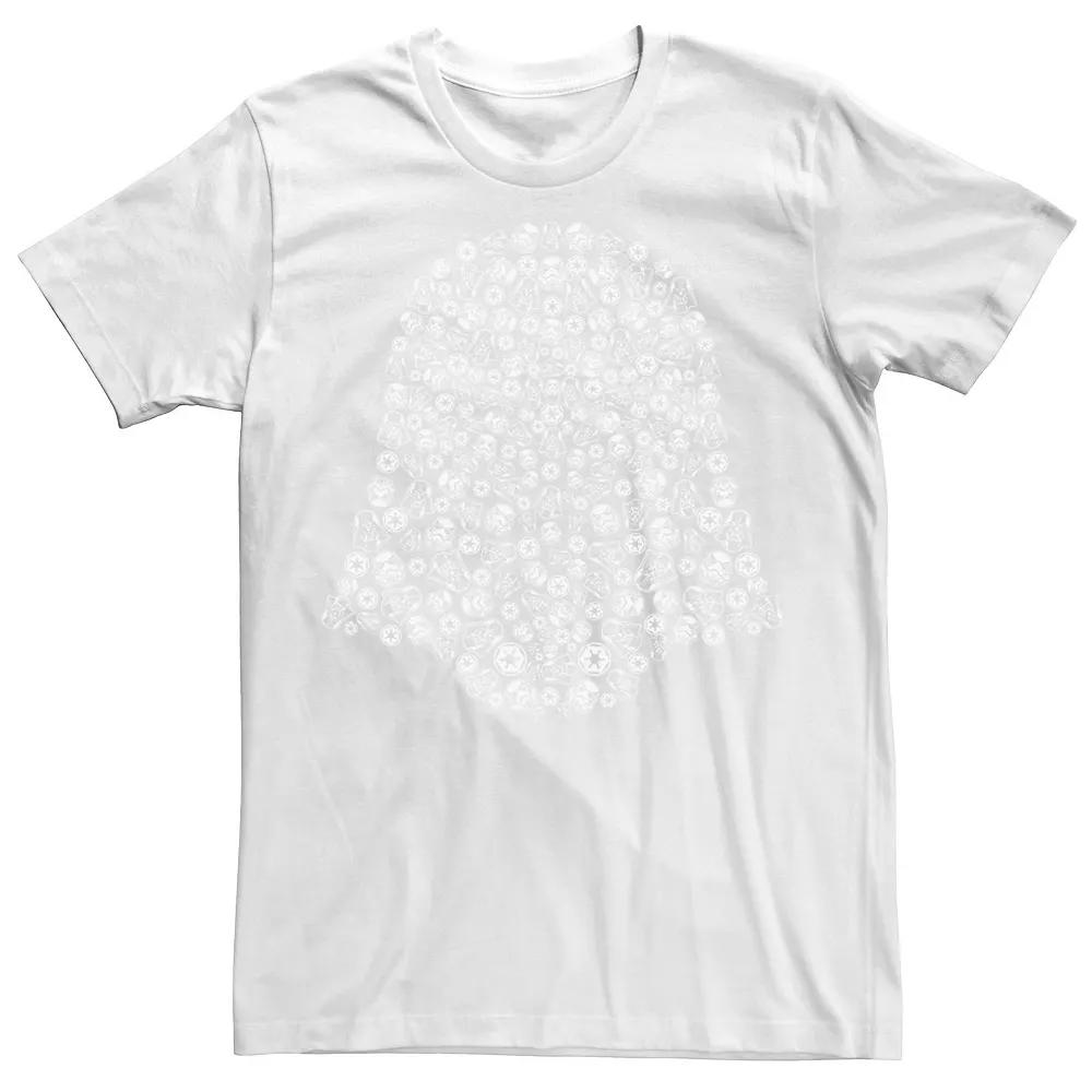 Men's Star Wars Vader Silhouette Helmet Fill Tee,  Product Image