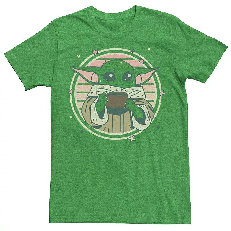 Men's The Mandalorian The Child Aka Baby Yoda Cute Retro Style Tee,  Product Image