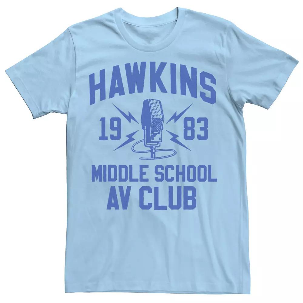 Men's Netflix Stranger Things Hawkins Middle School AV Club Tee,  Product Image