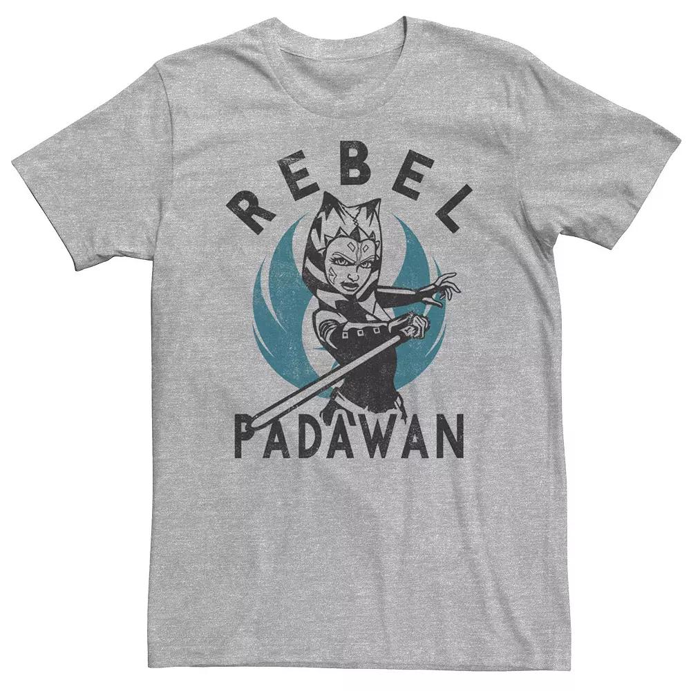 Big & Tall Star Wars: Clone Wars Ahsoka Rebel Padawan Portrait Tee, Men's,  Product Image