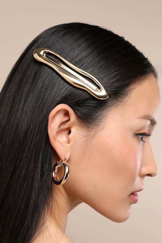 Sotiria Gold Three-Piece Hair Clip Set Product Image