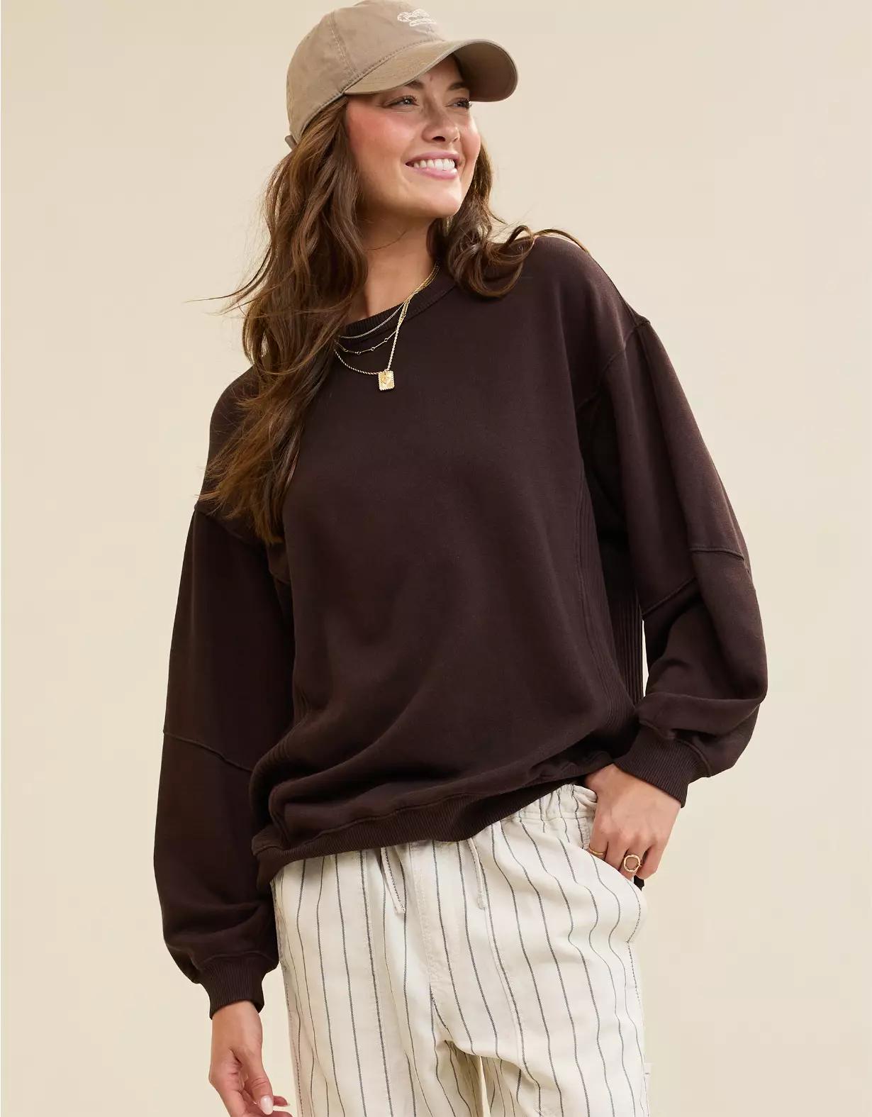 Aerie Très Chic Sweatshirt Product Image