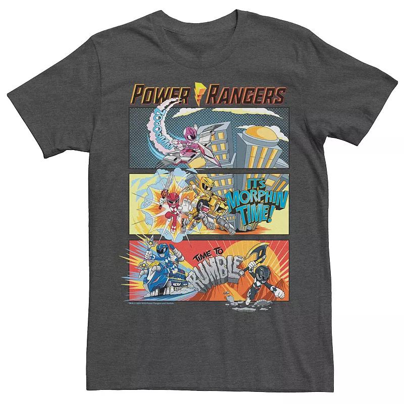 Men's Power Rangers Comic Action Panels Tee,  Product Image