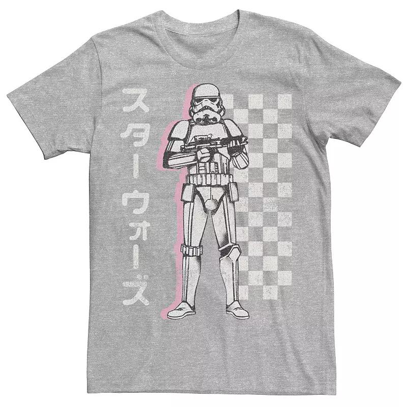 Men's Star Wars Stormtrooper Checkered Kanji Tee,  Product Image