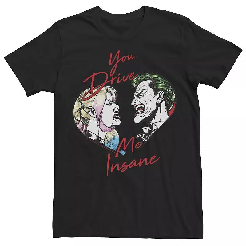 Men's Batman Joker Harley Quinn Drive Me Insane Tee,  Product Image
