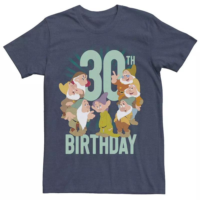 Disney's Snow White Dwarfs Group Shot Men's 30th Birthday Tee,  Product Image