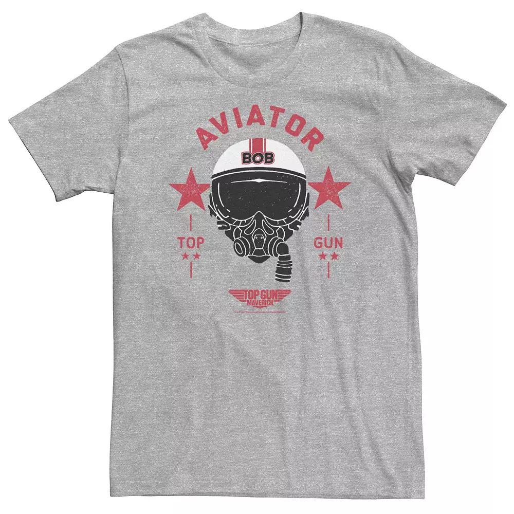 Big & Tall Top Gun Maverick Bob Aviator Helmet Stars Tee, Men's,  Product Image