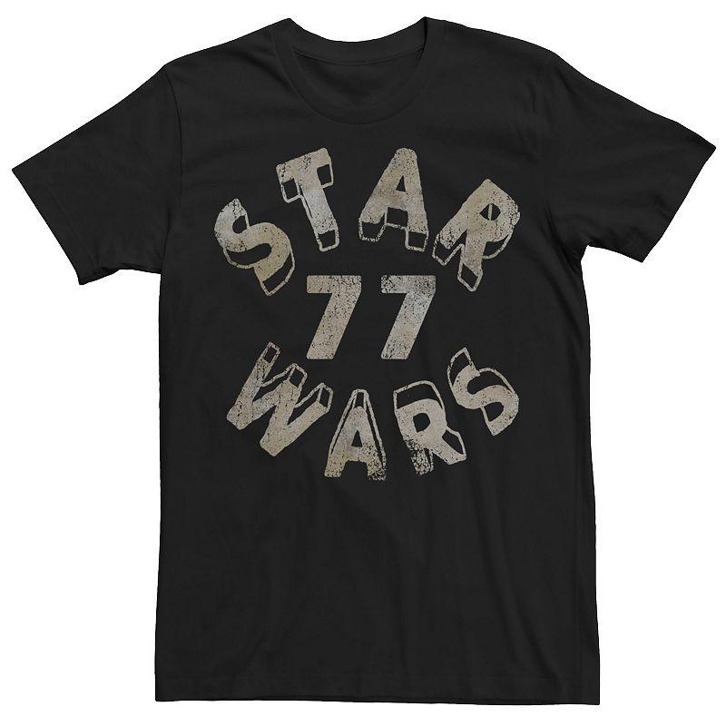 Men's Star Wars Distressed 1977 Logo Graphic Tee,  Product Image