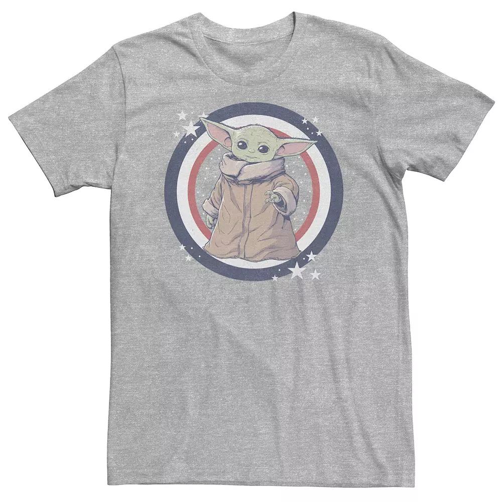 Big & Tall Star Wars: The Mandalorian Fourth Of July Grogu Patriot Tee, Men's,  Product Image