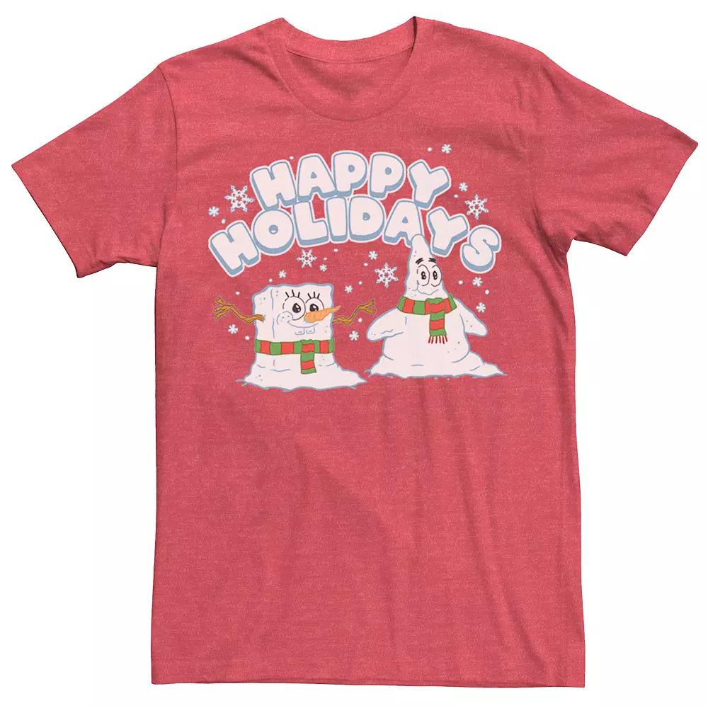 Men's Spongebob Squarepants Patrick Snowmen Tee,  Product Image