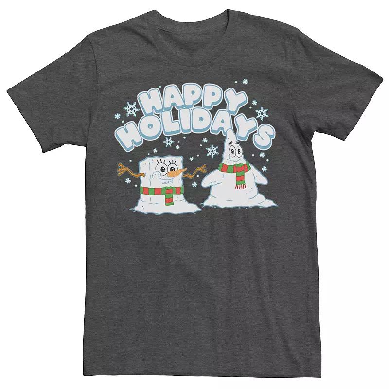 Men's Spongebob Squarepants Patrick Snowmen Tee,  Product Image