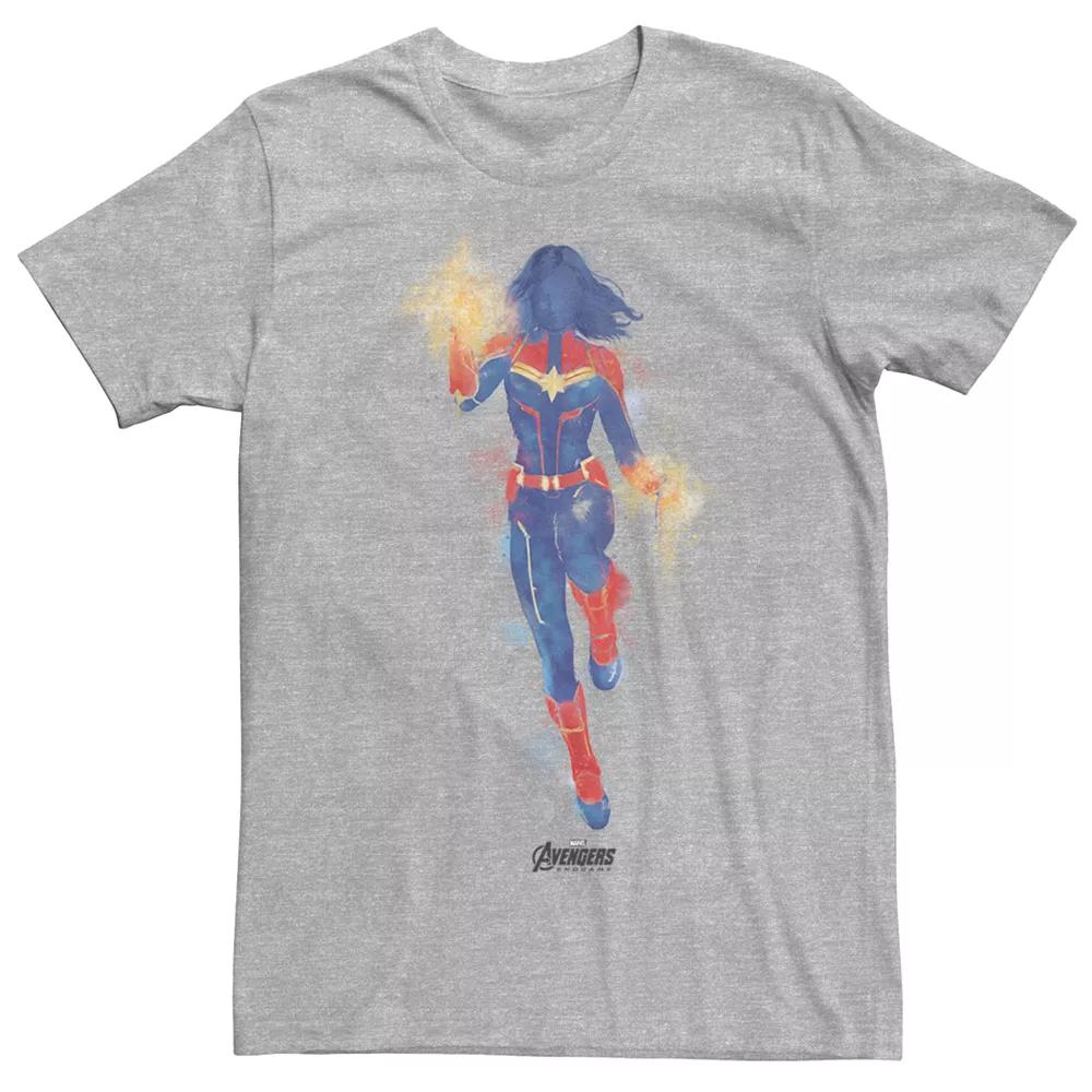 Men's Marvel Avengers Endgame Captain Marvel, Size: Large, Athletic Grey Product Image
