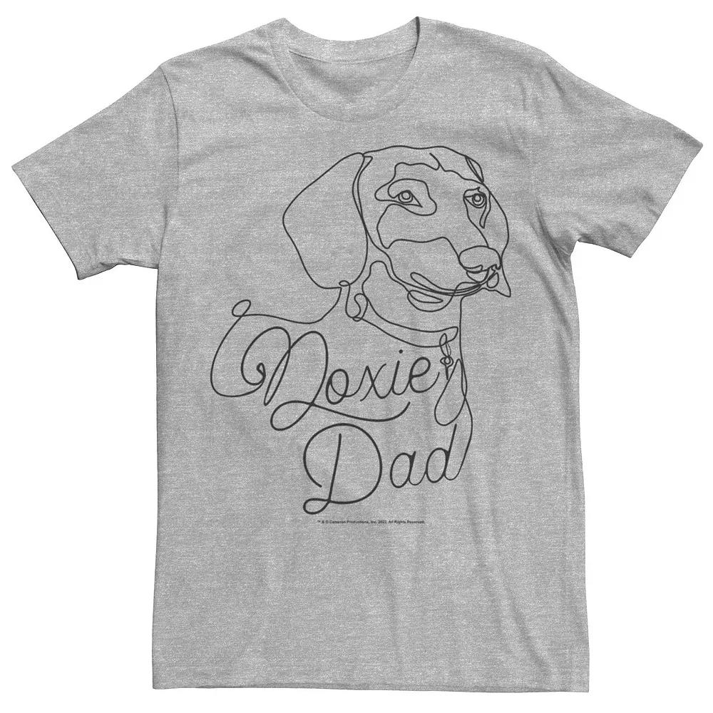 Men's Doxie Dad Dachshund Dog Lover Graphic Tee,  Product Image