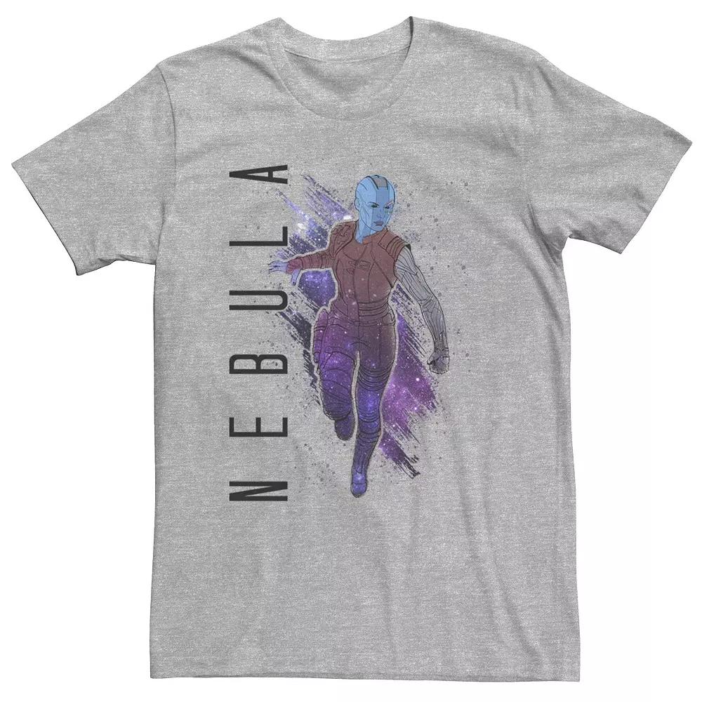 Big & Tall Marvel Avengers Endgame Nebula Galaxy Painted Tee, Men's,  Product Image