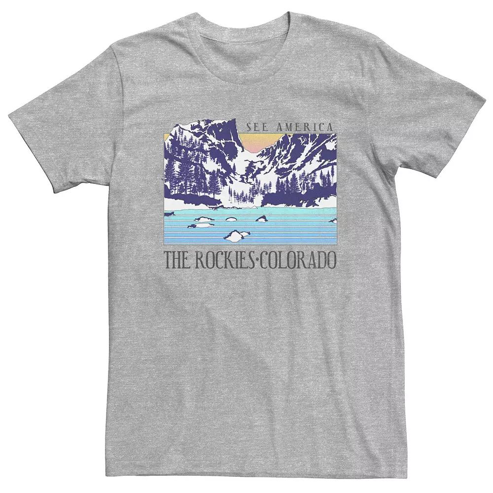 Big & Tall "The Rockies Colorado See America" Tee, Men's,  Product Image
