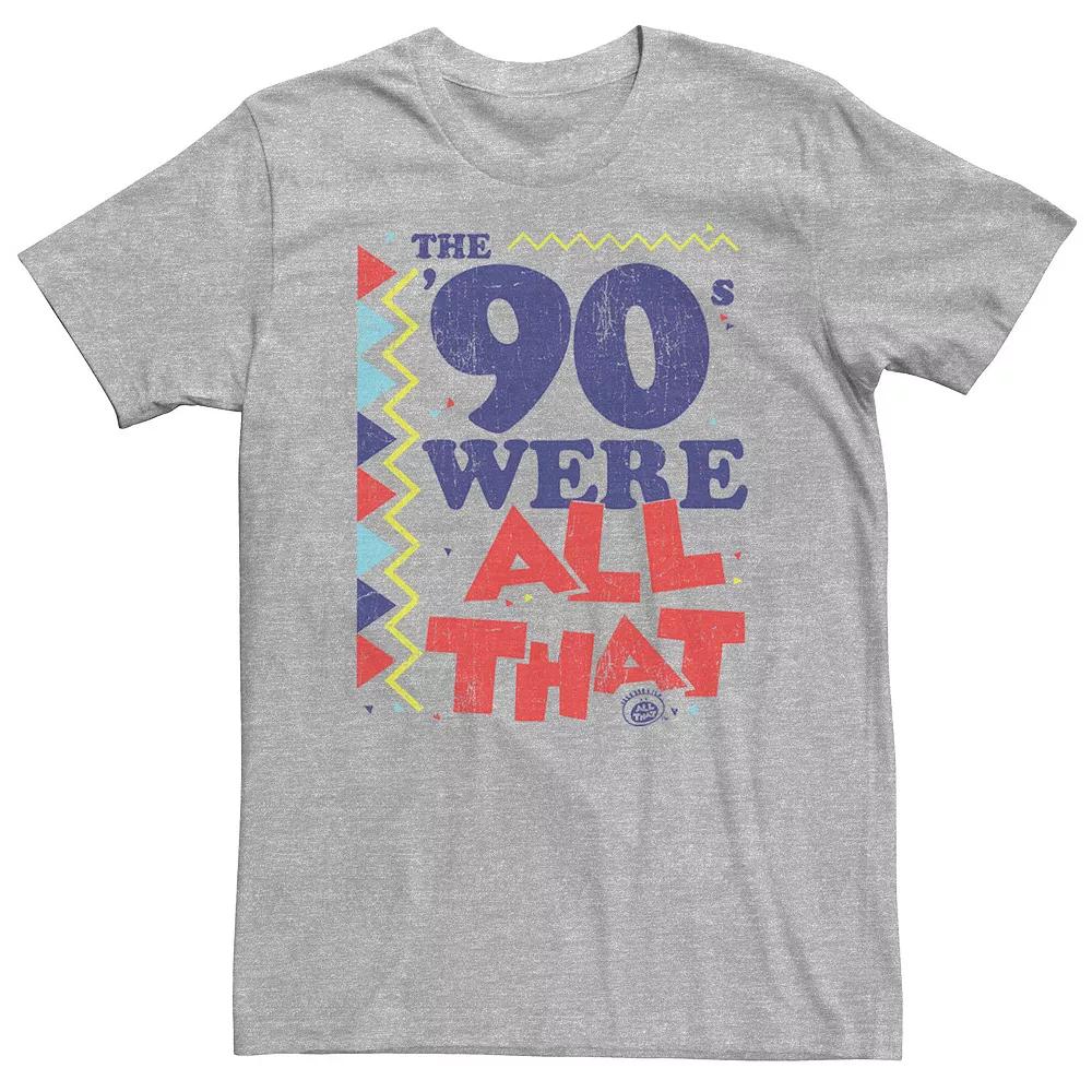 Big & Tall Nickelodeon All That The Nineties Were Retro Poster Tee, Men's,  Product Image