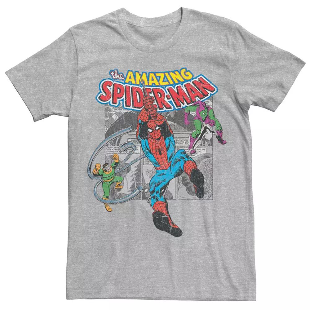 Men's Marvel's Spider-Man Vintage Collage Tee,  Product Image