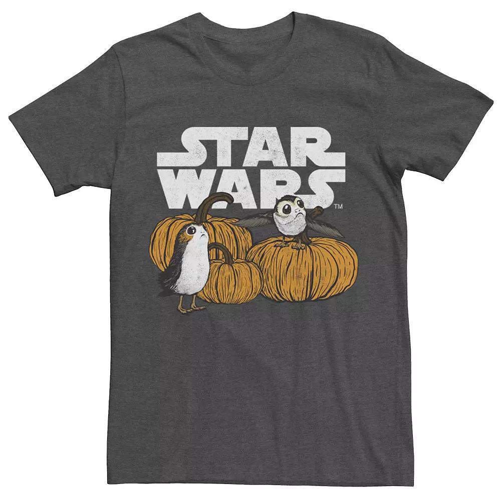 Men's Star Wars Pumpkin Patch Porg Group Shot Tee,  Product Image