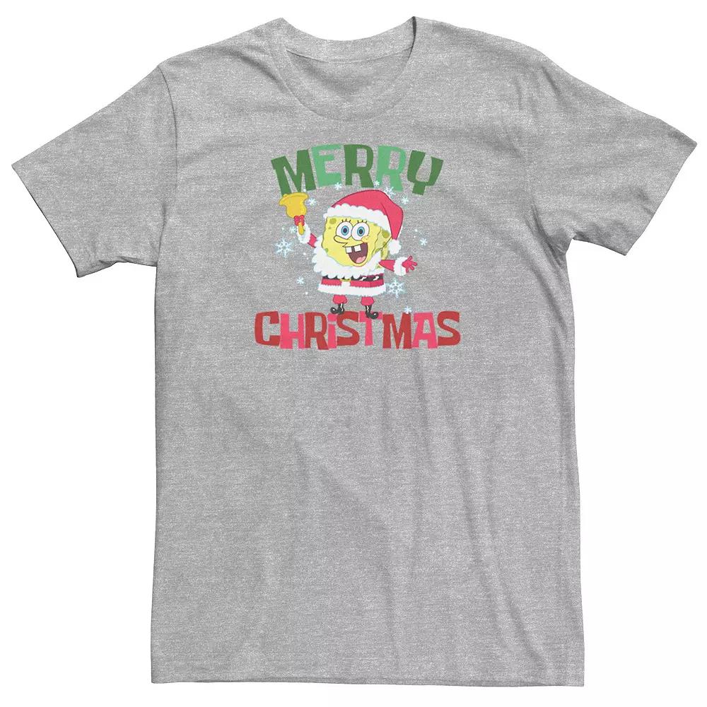 Men's Spongebob Squarepants Santa Tee,  Product Image