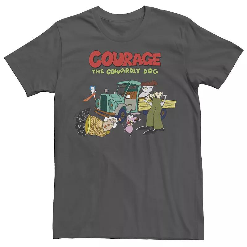 Men's Courage The Cowardly Dog Scene Logo Tee,  Product Image