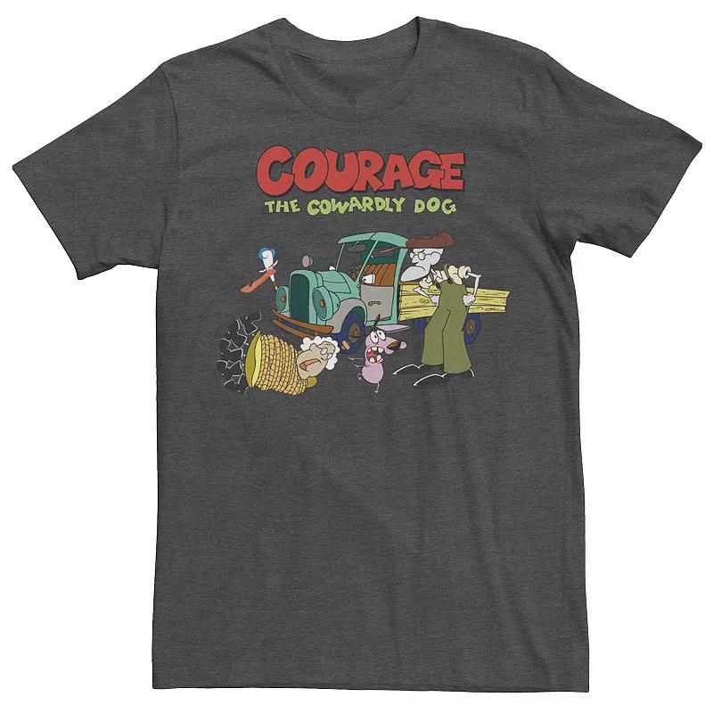 Men's Courage The Cowardly Dog Scene Logo Tee,  Product Image