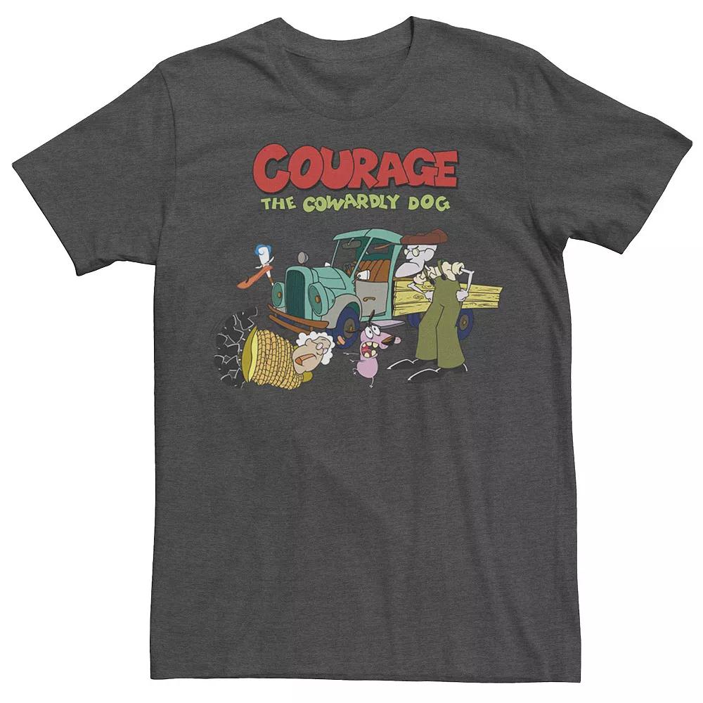 Men's Courage The Cowardly Dog Scene Logo Tee,  Product Image