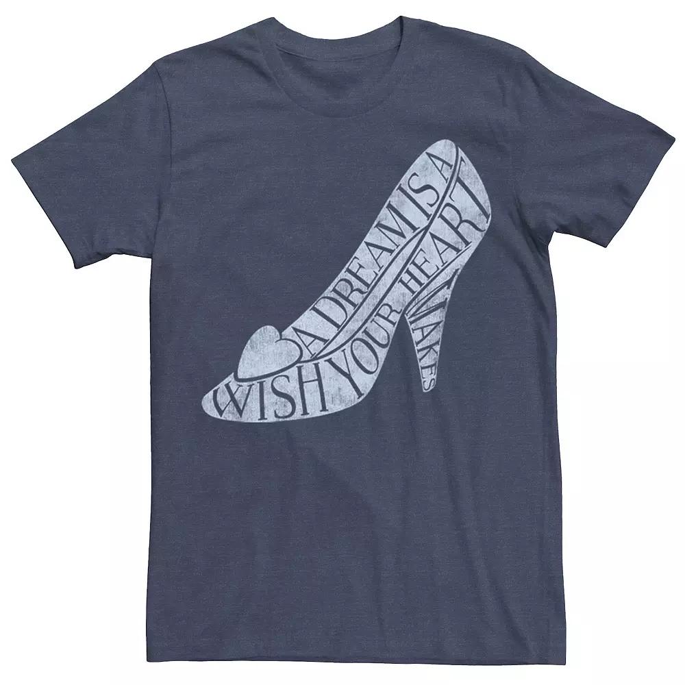 Disney's Cinderella Glass Slipper Quote Fill Men's Tee,  Product Image