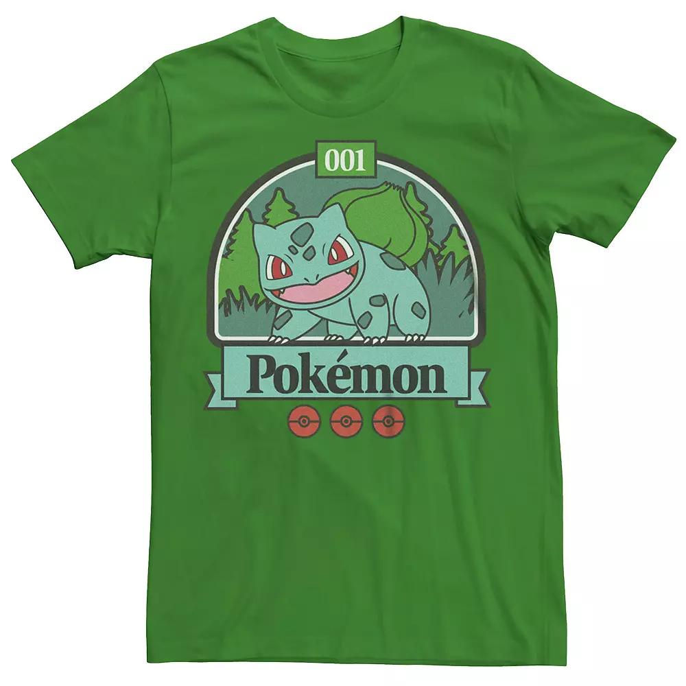 Men's Pokemon Forest Mode Bulbasaur Graphic Tee,  Product Image