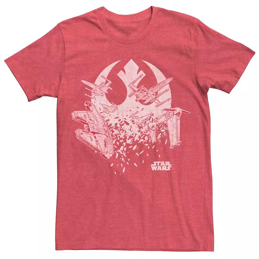 Men's Star Wars Rebel Ship Shatter Logo Tee,  Product Image