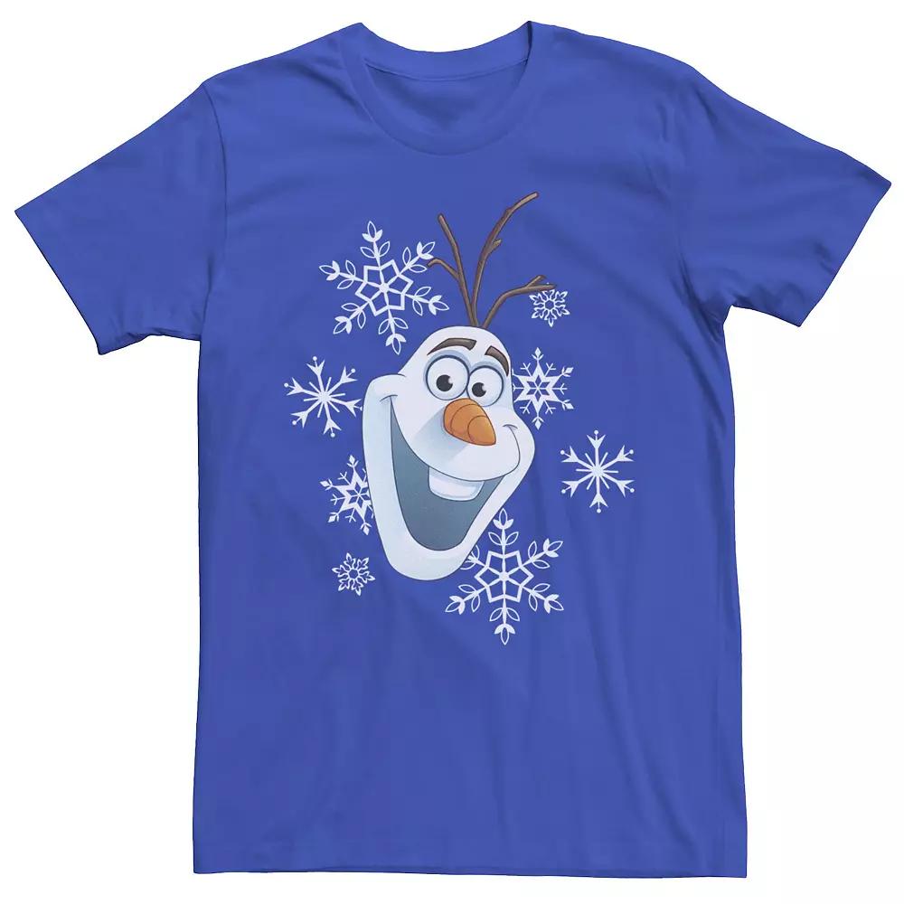 Men's Frozen Olaf Snowflake Portrait Short Sleeve Tee,  Product Image