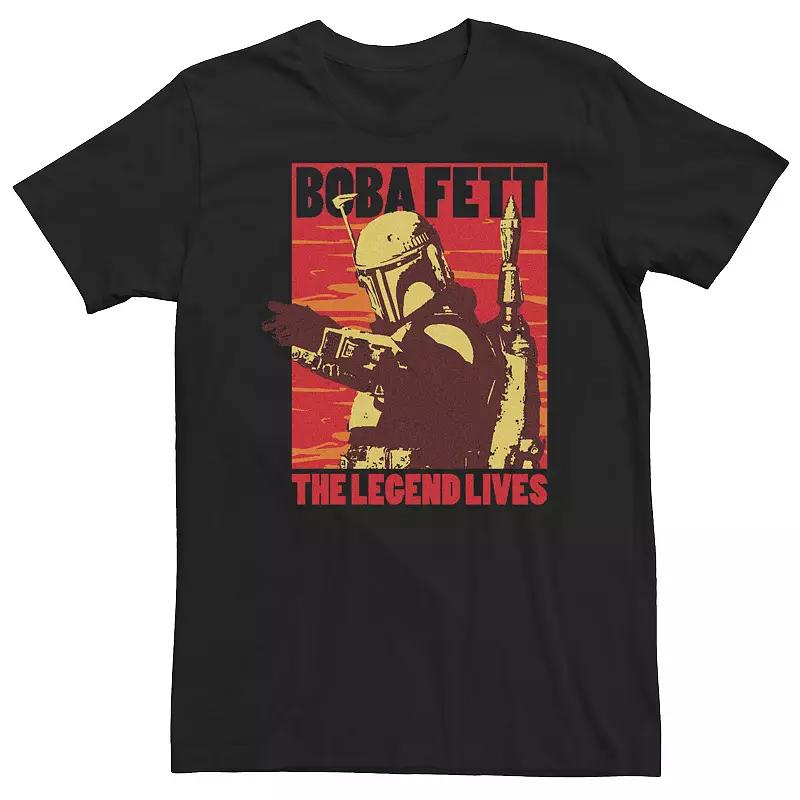 Big & Tall Star Wars Boba Fett The Legend Lives Good Bad Boba Tee, Men's,  Product Image