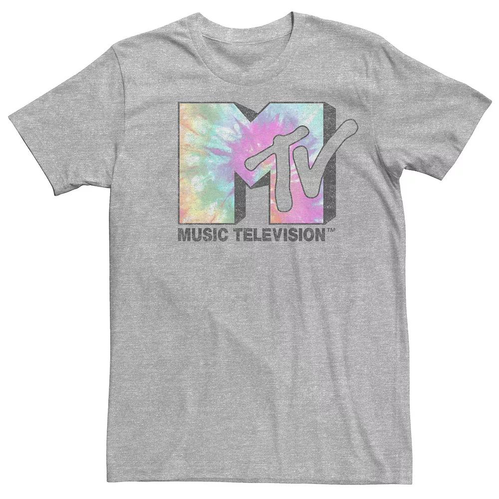 Men's MTV Vintage Tie Dye Logo Tee,  Product Image