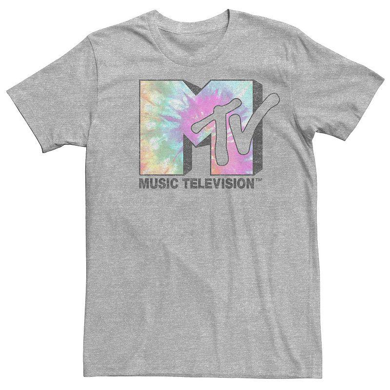 Men's MTV Vintage Tie Dye Logo Tee,  Product Image