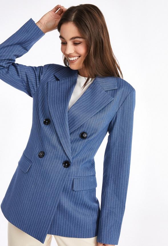 JustFab Margaux Platform Loafer Pump Womens Black/ White Size 8.5 Product Image