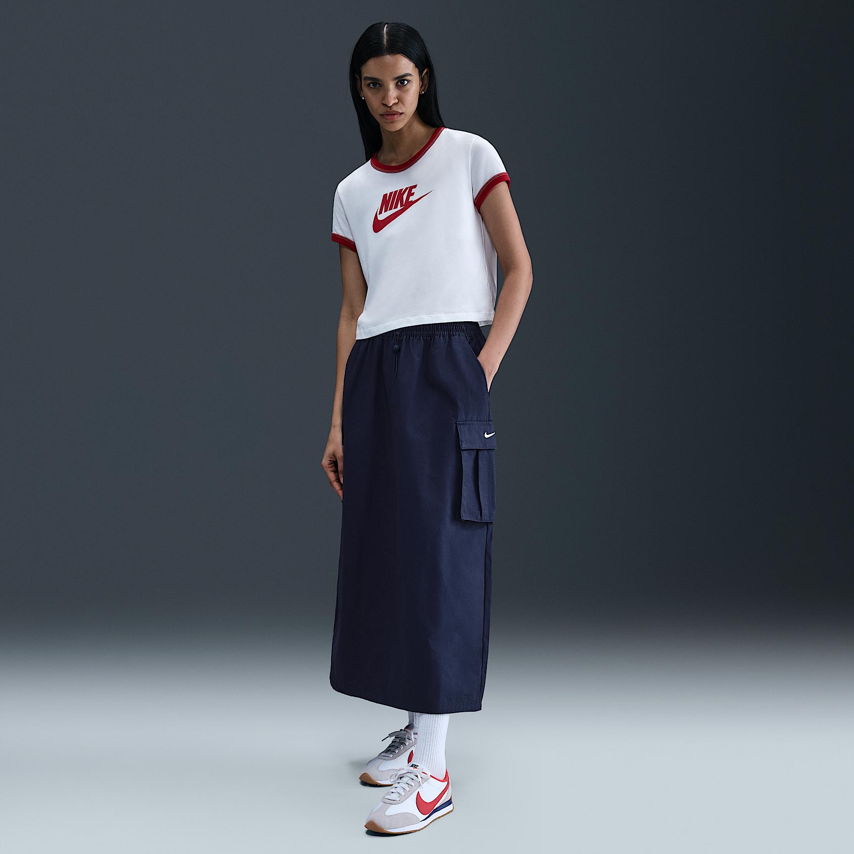 Womens Nike Sportswear Loose Cargo Skirt | HV2496-410 Product Image