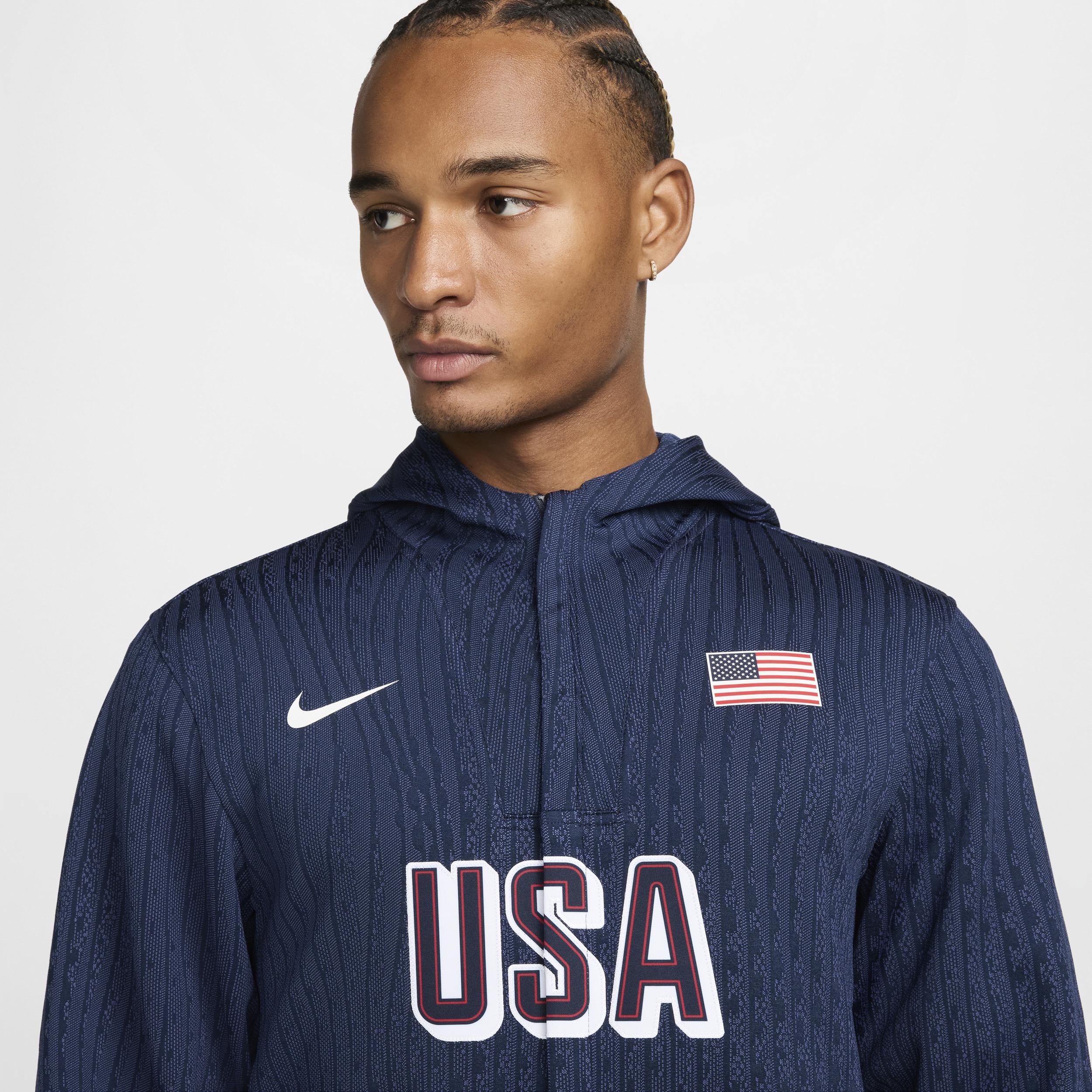 USA Nike Men's Dri-FIT ADV Basketball Game Jacket Product Image