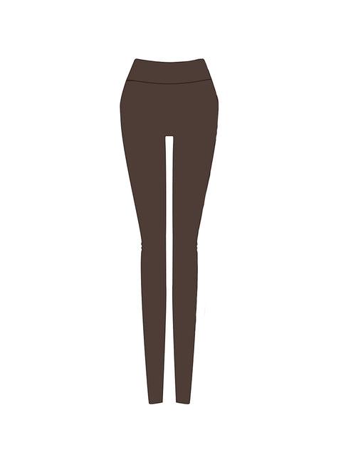 Stride Active Invisible Scrunch Leggings Brown Product Image