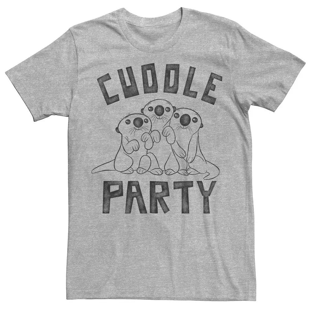 Disney / Pixar's Finding Dory River Otters Men's Cuddle Party Sketch Tee,  Product Image
