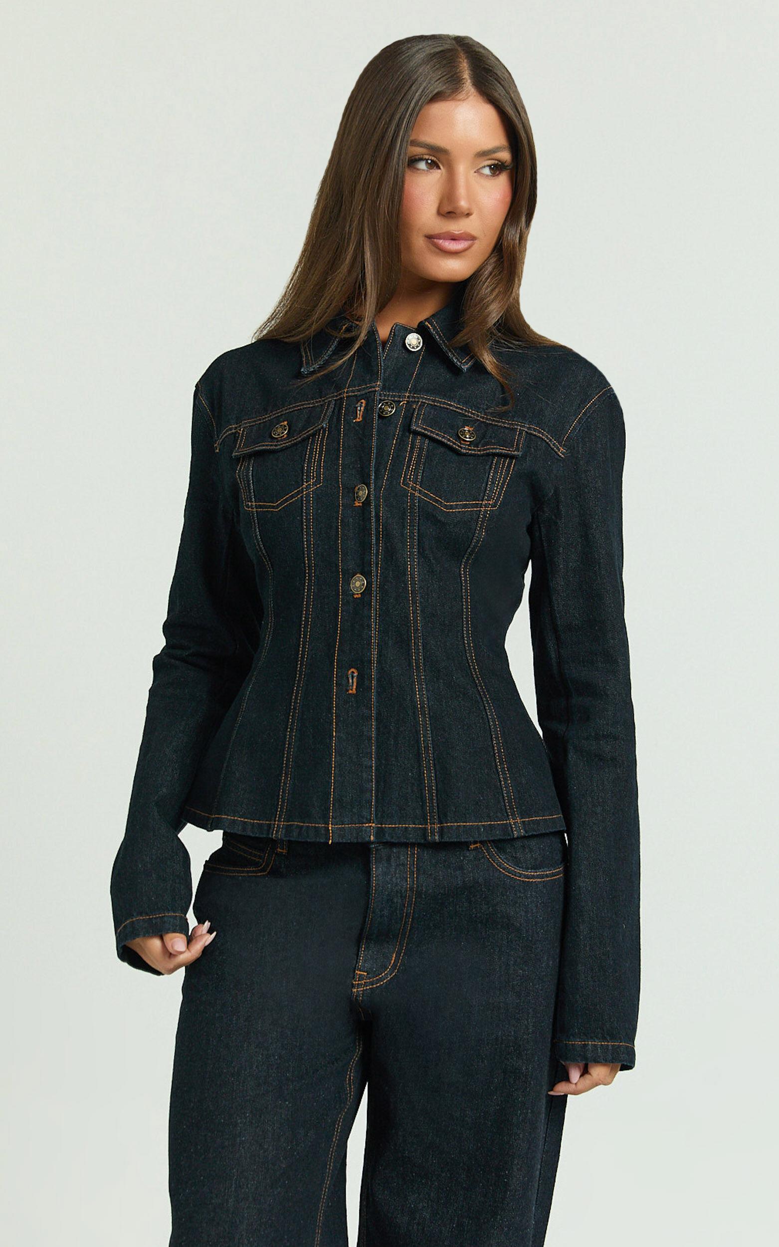 Lioness - Rider Denim Jacket in Dark Denim Product Image