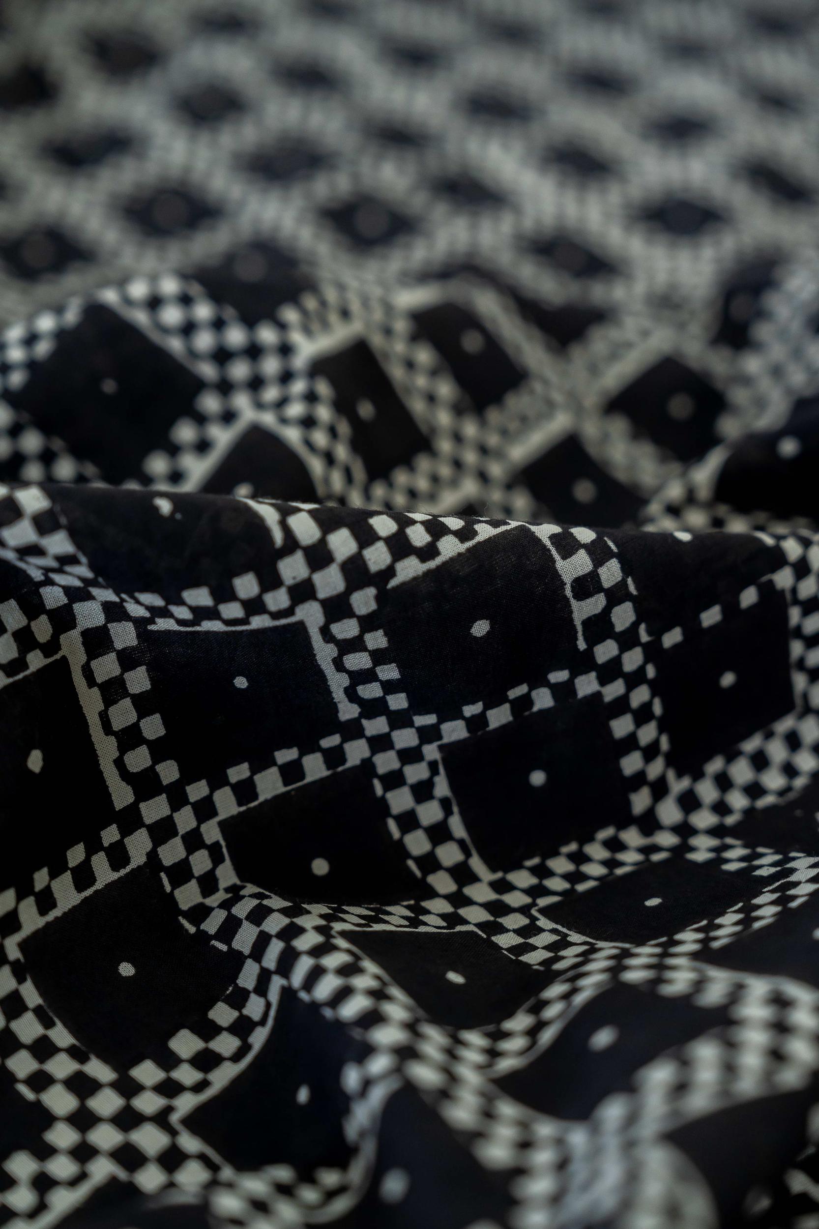 Square Block Skirt Product Image