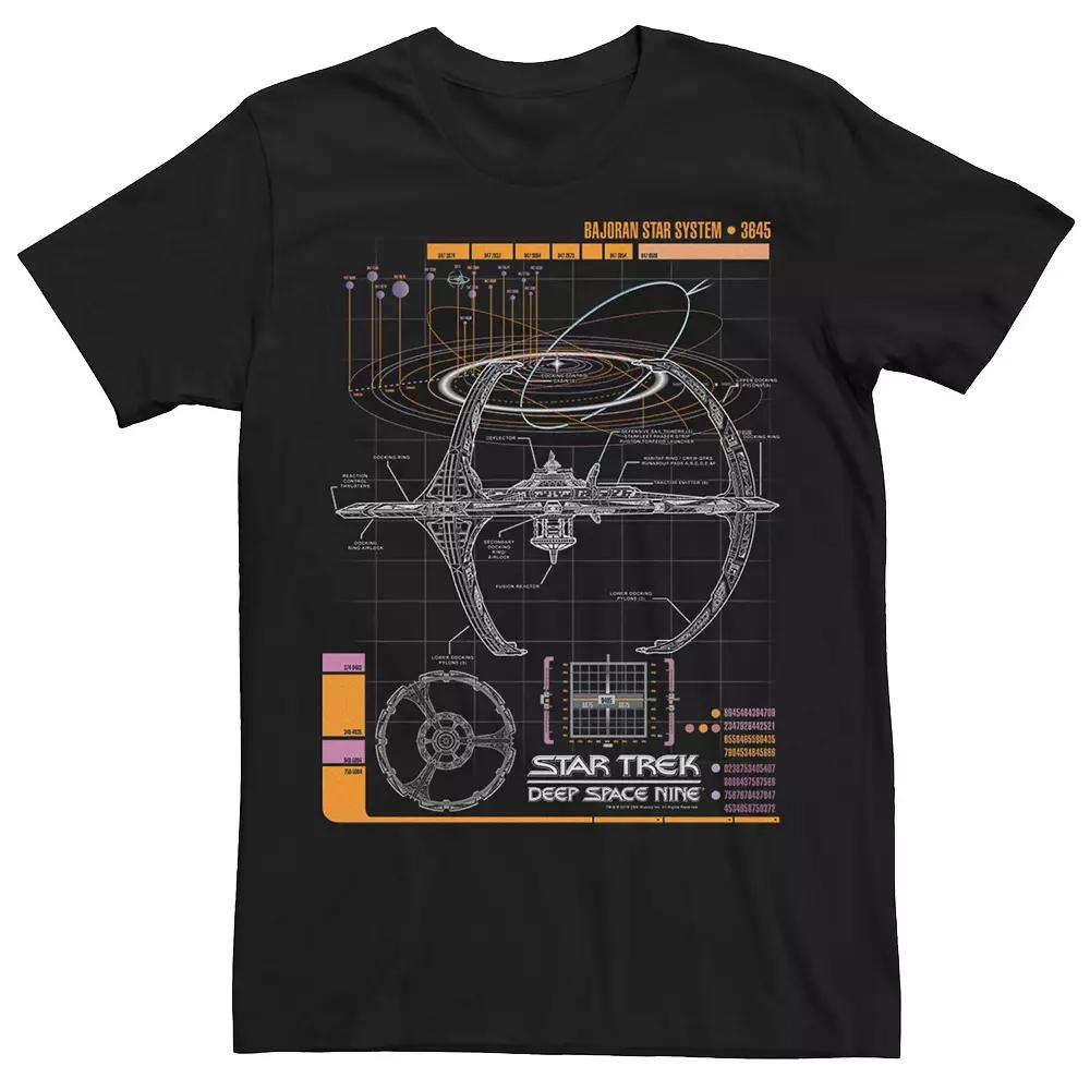Men's Star Trek DS9 Bajoran System Schematic Tee,  Product Image