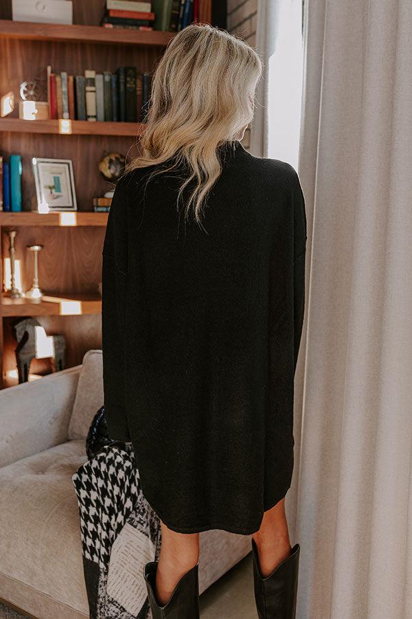 Cozy Couture Knit Sweater in Black Product Image