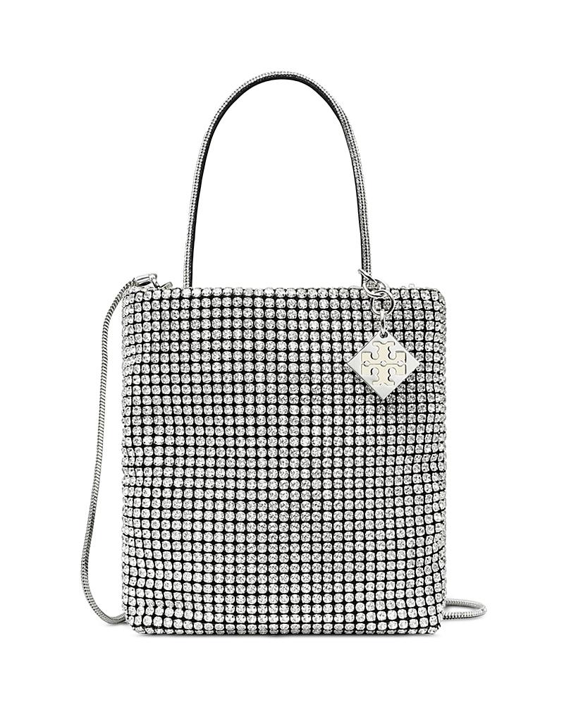 Womens Night Owl Crystal-Embellished Nylon Tote Bag Product Image