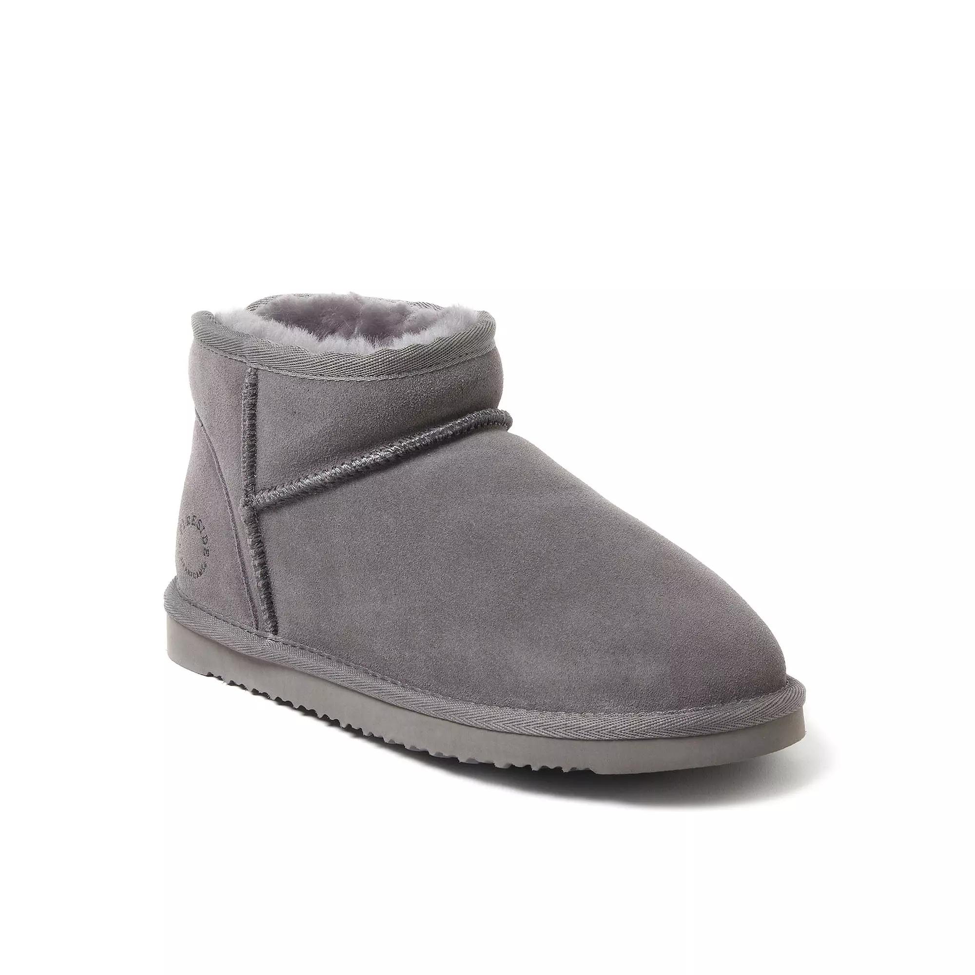 Fireside by Dearfoams Riverland Women's Shearling Micro Ankle Boot Slippers,  Product Image