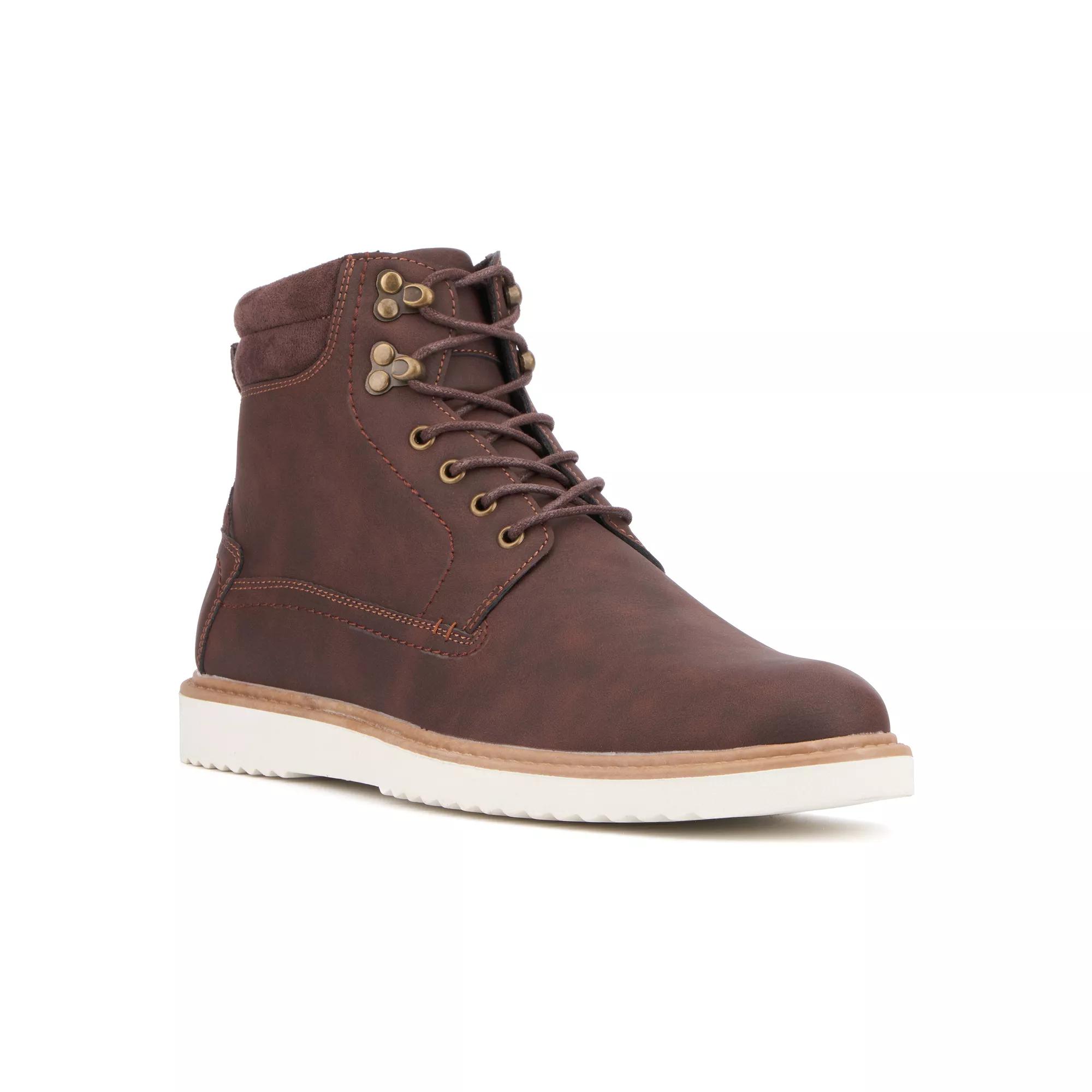New York & Company Brock Men's High Top Sneaker Boots, Size: 12, Brown Product Image