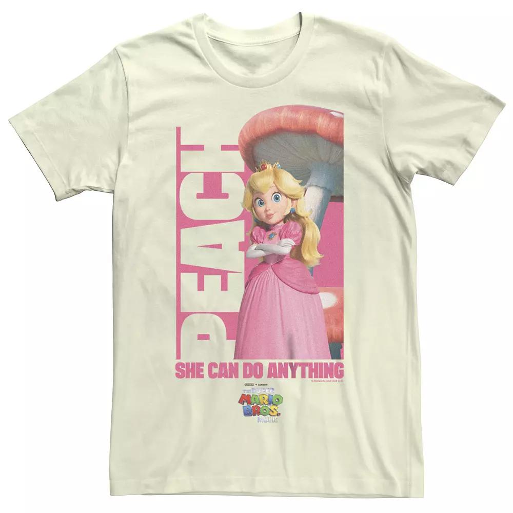 Men's The Super Mario Bros. Movie Princess Peach Can Do Anything Graphic Tee,  Product Image